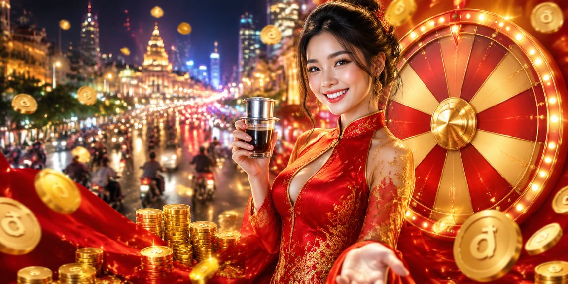 Người dùng tại TP.HCM thưởng thức roulette trực tuyến bên tách cà phê buổi tối